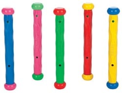 Intex bâtons de plongée jouet piscine - set de 5 pièces multicolores