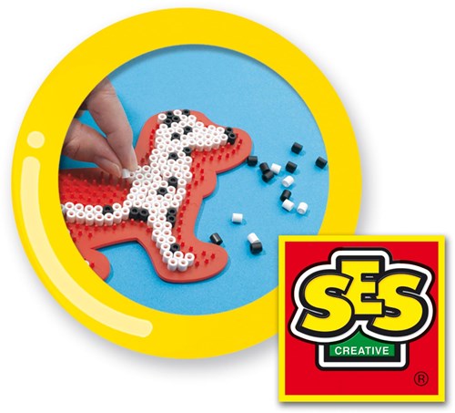 Ses plaque à perles à repasser chien - base créative pour enfants-2
