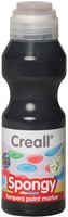 Creall feutre peinture noir - Spongy 70ml peinture ergonomique enfant