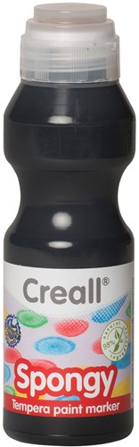 Creall feutre peinture noir - Spongy 70ml peinture ergonomique enfant
