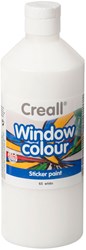 Creall peinture pour fenêtre blanche - peinture sur verre enfants et adultes 500ml