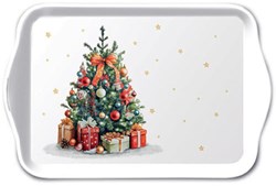 Ambiente plateau de service sapin de Noël 13x21cm mélamine décoratif