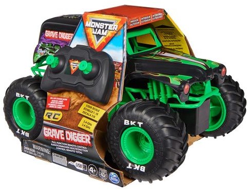 Spin Master Monster Jam RC Grave Digger 1:15 camion monstre télécommandé