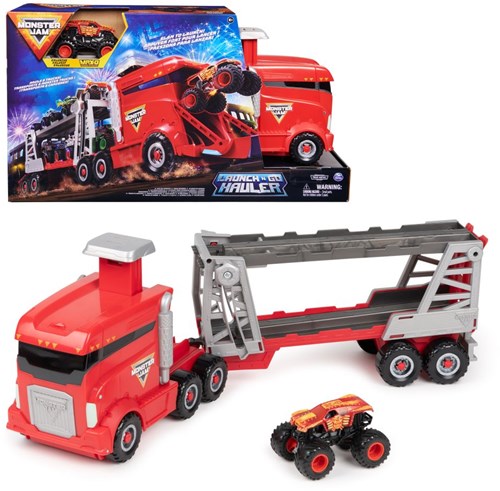 van der Meulen Monster Jam camion jouet 1:64 Launch N Go Hauler
