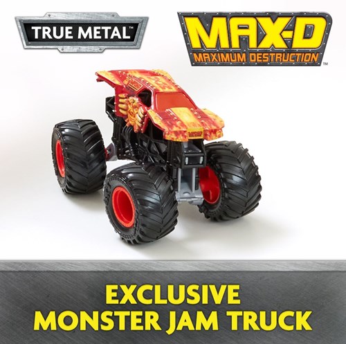 van der Meulen Monster Jam camion jouet 1:64 Launch N Go Hauler-2