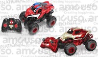 Monster Jam – 1:24 Rc – 2-Pack – Spider Man & Iron Man