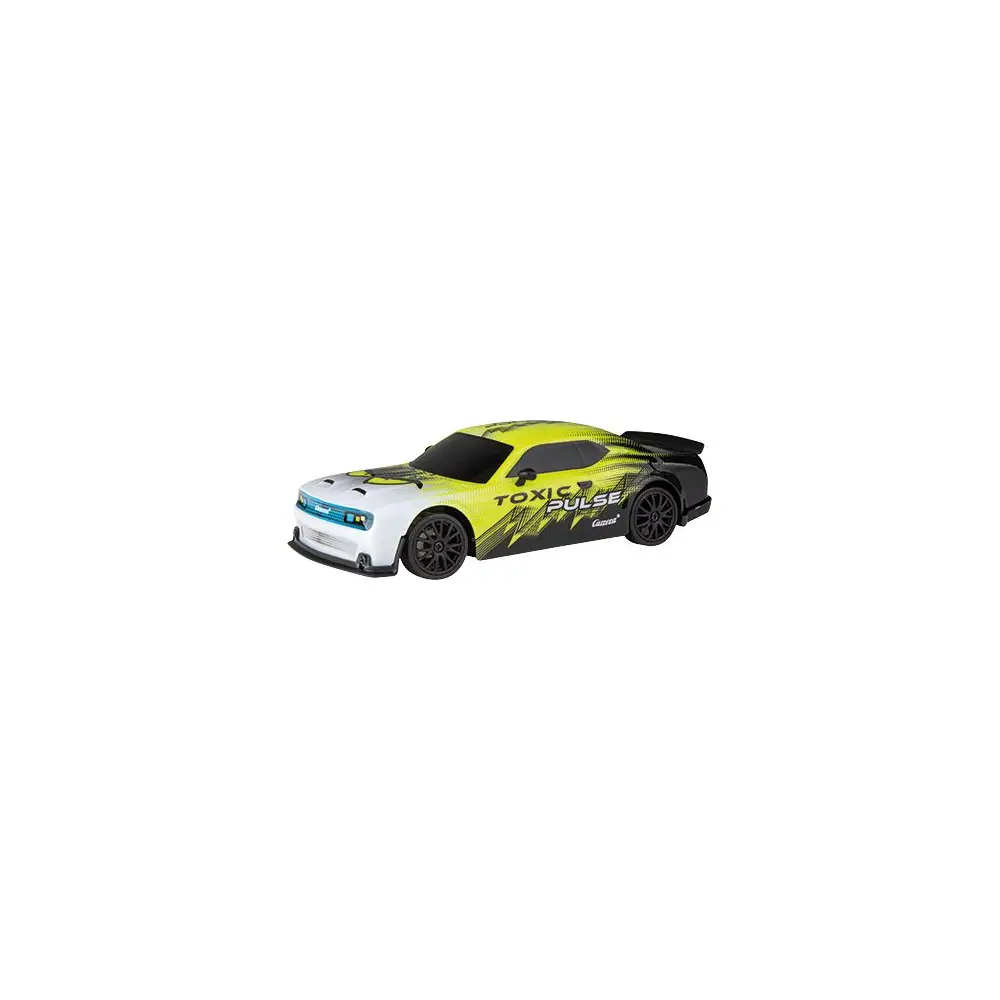 Carrera voiture RC drift - 2,4GHz Toxic Pulse avec éclairage LED