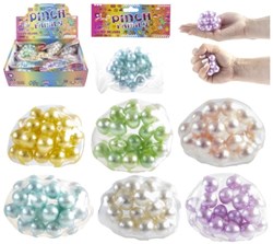 Kidsfun balles de jeu couleurs nacrées 7cm lot de 12 balles