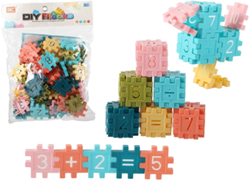 Kidsfun blocs de construction jouet éducatif 64 pièces avec chiffres