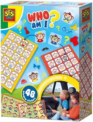 Ses autocollants de fenêtre jeu de voyage - Qui suis-je ? jeu créatif pour enfants en déplacement
