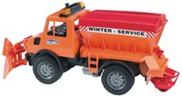 Bruder camion MB Unimog Service d'hiver véhicule jouet 1:16 enfants