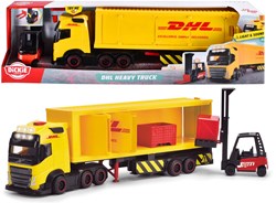 Dickie camion jouet DHL avec chariot élévateur et lumières