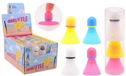 Johntoy set de jouets badminton - 24 tubes avec ploppers volant