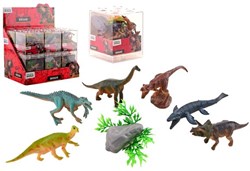 Johntoy coffret dinosaures jouet - Animal World 8 pièces - amusement garanti