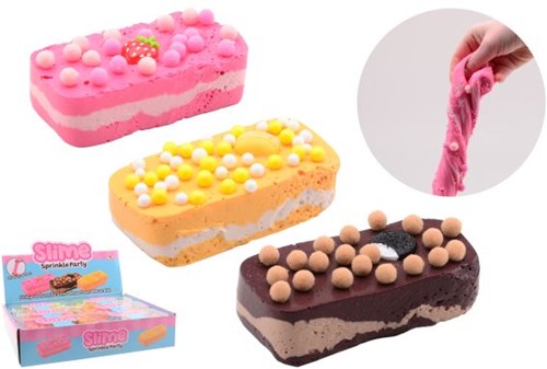 Johntoy coffret gâteaux de slime - 6 gâteaux de slime puff avec accessoires