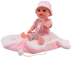 Baby Rose Poupée Baby Rose de luxe 35 cm. 27713