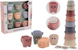 Happy World Seaux empilables en bioplastique Happy World 22287