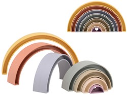 Happy World Bio Plastic Stapel Regenboog