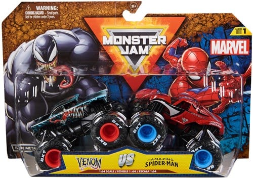 Spin Master Monster Jam Marvel camion jouet 1:64 pack de 2 super-héros-2