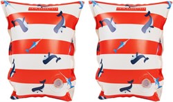 Swim Essentials brassards baleine rouge-blanc 0-2 ans sécurité natation