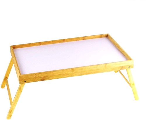 Plateau bambou pliable - plateau petit-déjeuner au lit - léger