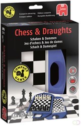 Jumbo jeu de voyage échecs et dames - jeu de stratégie pour voyager