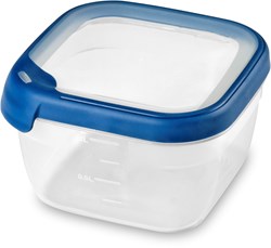 Curver boîte alimentaire carrée 1,2L hermétique meal prep bleu