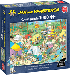 Jumbo puzzle Camping dans la Forêt Jan van Haasteren 1000 pièces