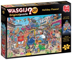 Casse-tête Jumbo Wasgij Original 37 Holiday Fiasco - 1000 pièces