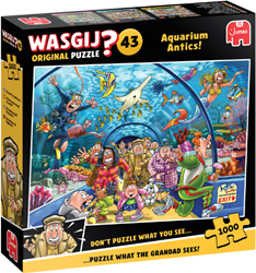 Jumbo puzzle Wasgij Original 43 - Ça sent le poisson - 1000 pièces