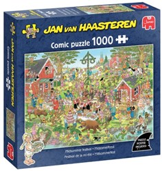 Jumbo puzzle 1000 pièces Jan van Haasteren Fête de la mi-été paysage