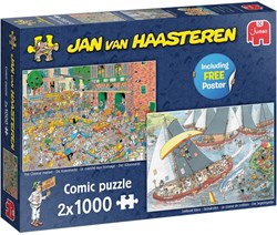 Jumbo puzzle Hollandaises Traditions Jan van Haasteren 2x1000 pièces