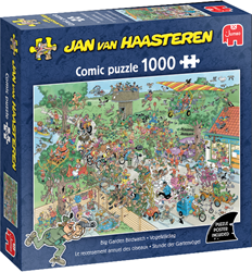 Jumbo puzzle Big Garden Birdwatch Jan van Haasteren 1000 pièces