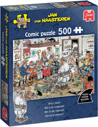 Puzzle Jan van Haasteren Qui est le prochain ? 500 pièces cartoon