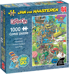 Jumbo puzzle Oldtimer Pakketstress 1000 pièces puzzle cartoon