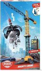 Dickie grue jouet 110 cm avec télécommande et rotation à 360 degrés
