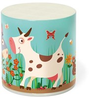 Scratch jouet vache rétro - Marie son bleu