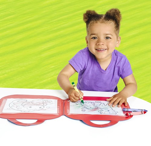 Crayola tapis d'activités couleur et efface - tapis créatif pour enfants-2
