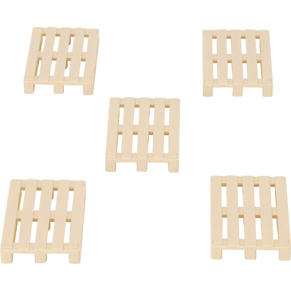 Bruder accessoire jouet 5 palettes euro beige ABS