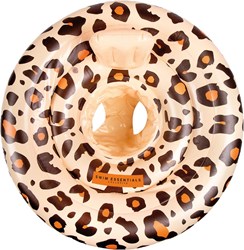 Swim Essentials bouée bébé siège de bain léopard beige 0-1 an sécurité et plaisir