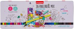 Bruynzeel set de feutres fins 36 couleurs - stylos créatifs pour dessiner