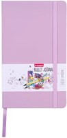 Bruynzeel bullet journal carnet violet 13x21cm 140g/m² créatif
