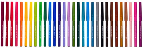Bruynzeel feutres set - 30 couleurs feutres dans étui-2