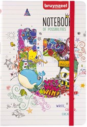 Bruynzeel carnet A5 couverture rigide blanc 160 pages école