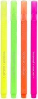 Bruynzeel marqueurs fins néon set 4 couleurs surligneurs-2
