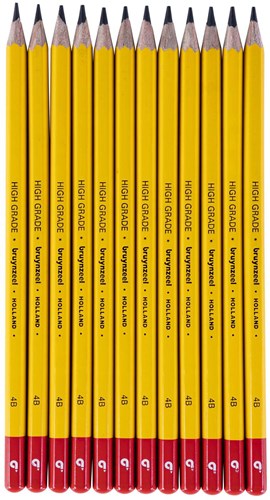 Bruynzeel crayon graphite Burotek 4B - crayon de dessin pour artistes-2