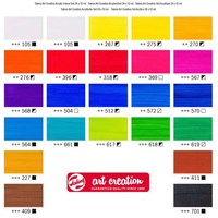 Coffret peinture acrylique Talens Art Creation 24x12ml créatif-3