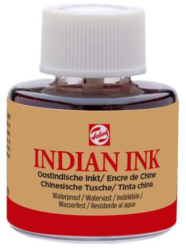 Encre de Chine flacon noir 11ml pour dessin et calligraphie