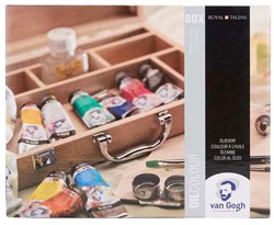 Coffret peinture à l'huile Van Gogh set de base 10 couleurs 40ml accessoires