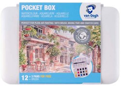 Bruynzeel set de peinture aquarelle Van Gogh boîte de poche pour peindre